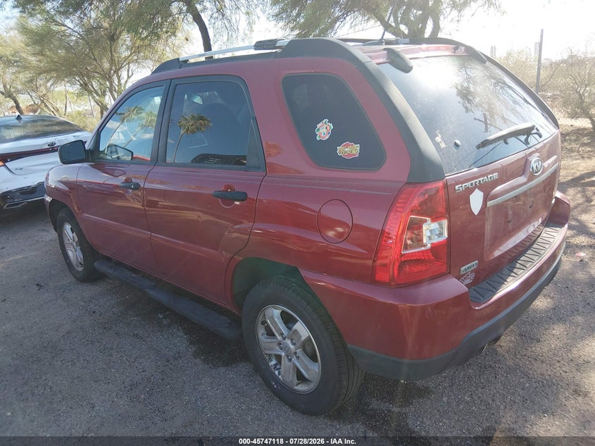 Vin: kndkgca32a7713196, lot: 46245822, kia sportage lx v6 20103