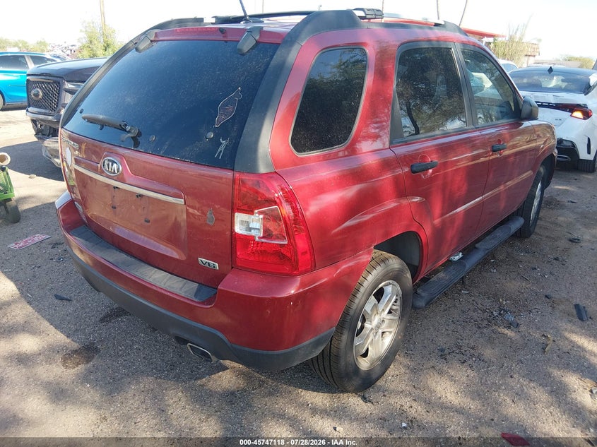 Vin: kndkgca32a7713196, lot: 46245822, kia sportage lx v6 20104