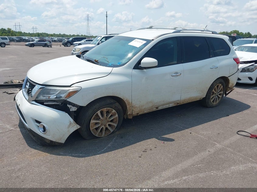 Vin: 5n1ar2mn2gc657950, lot: 46245880, nissan pathfinder sv 20162