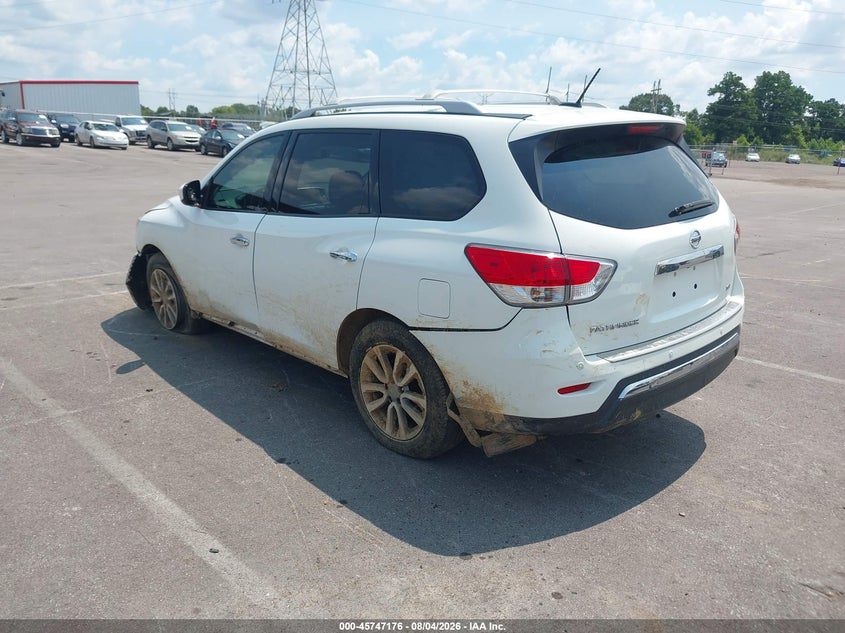 Vin: 5n1ar2mn2gc657950, lot: 46245880, nissan pathfinder sv 20163