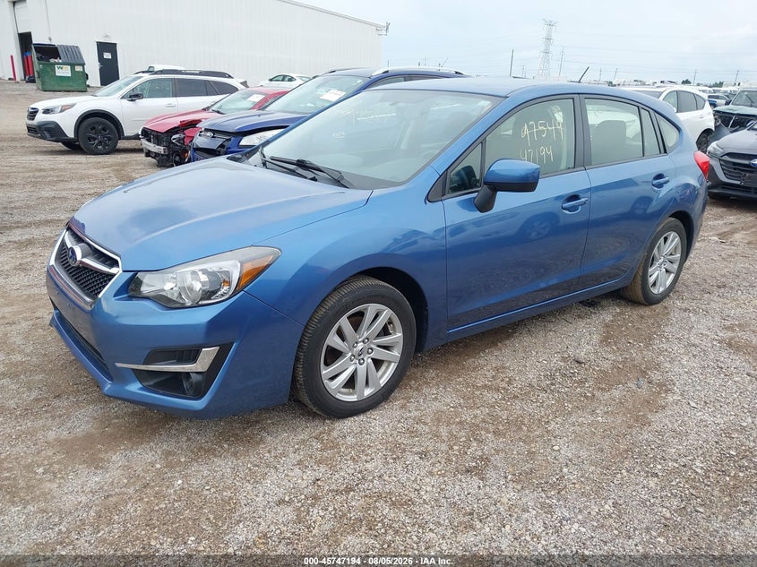 Vin: jf1gpac63fh274714, lot: 46245898, subaru impreza 2.0i premium 20152