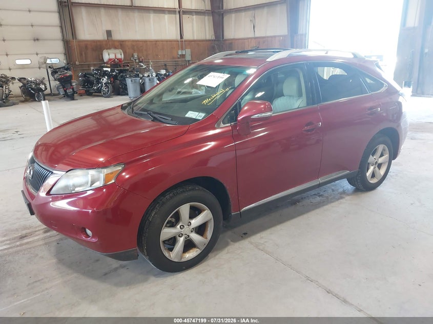 Vin: 2t2bk1ba9ac069898, lot: 46245903, lexus rx 350 20102