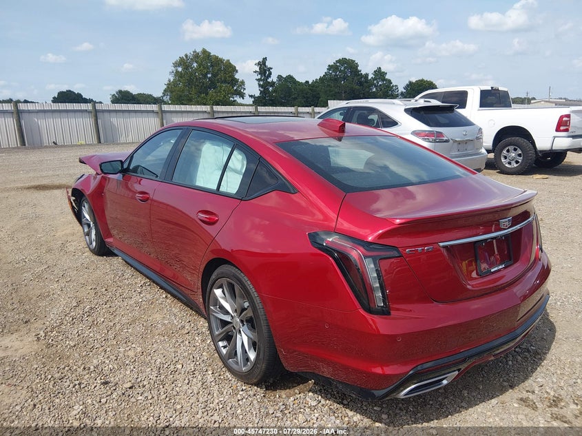 Vin: 1g6dp5rk5s0117769, lot: 46245934, cadillac ct5 sport rwd 20253
