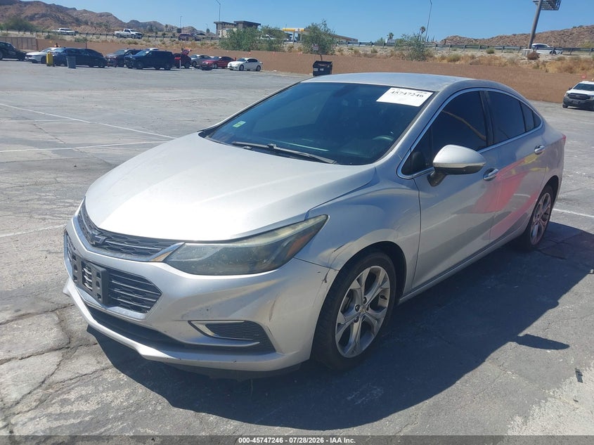 Vin: 1g1bf5sm6j7107625, lot: 46245950, chevrolet cruze premier auto 20182
