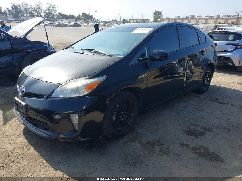 Vin: jtdkn3du4f1915980, lot: 46245951, toyota prius four 20152