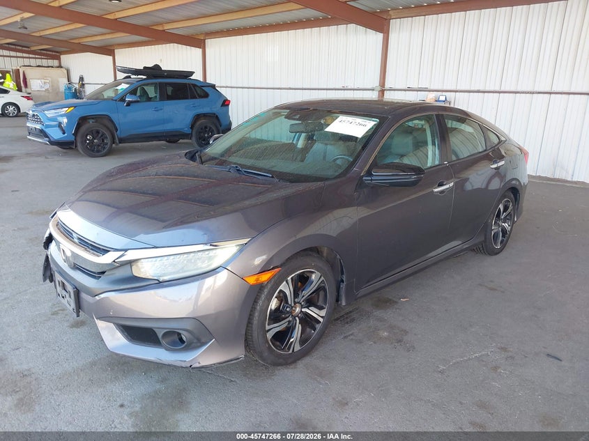 Vin: 19xfc1f92ge211733, lot: 46245970, honda civic touring 20162