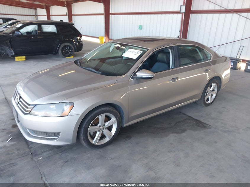 2012 VOLKSWAGEN PASSAT VIN 1VWBP7A34CC098603 nuotrauka 2