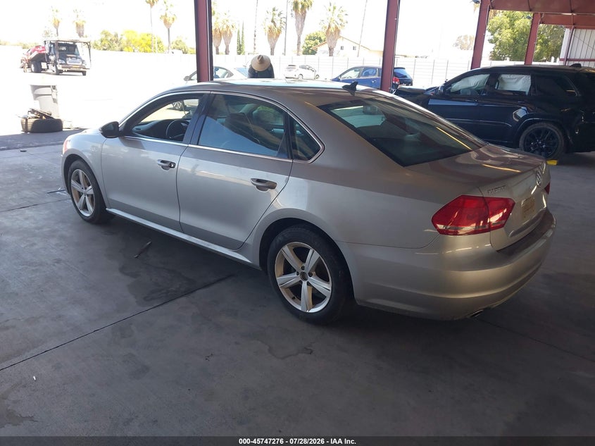 2012 VOLKSWAGEN PASSAT VIN 1VWBP7A34CC098603 nuotrauka 3