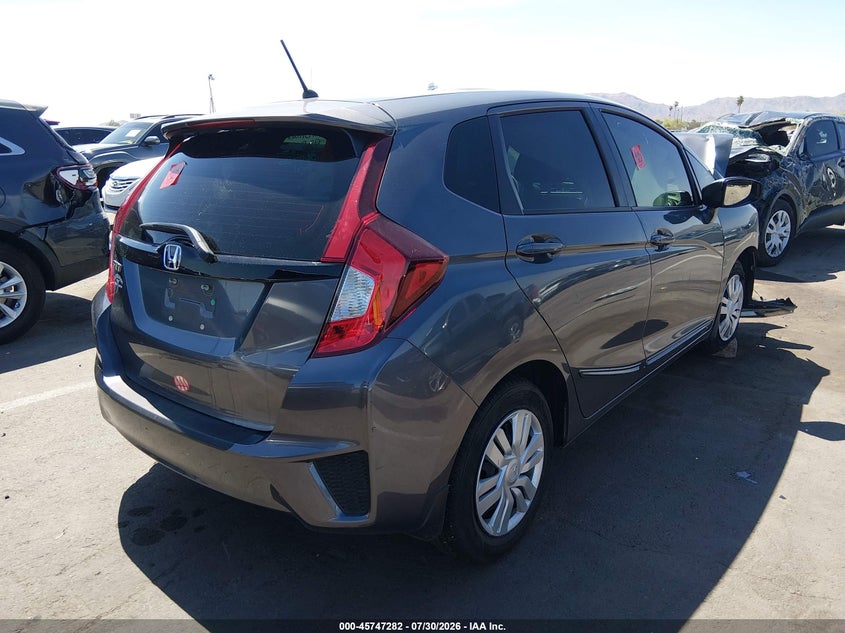 Vin: 3hggk5h58fm778995, lot: 46245986, honda fit lx 20154
