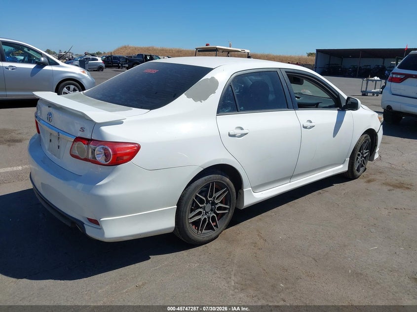 Vin: 5yfbu4ee3dp084352, lot: 46245991, toyota corolla s 20134