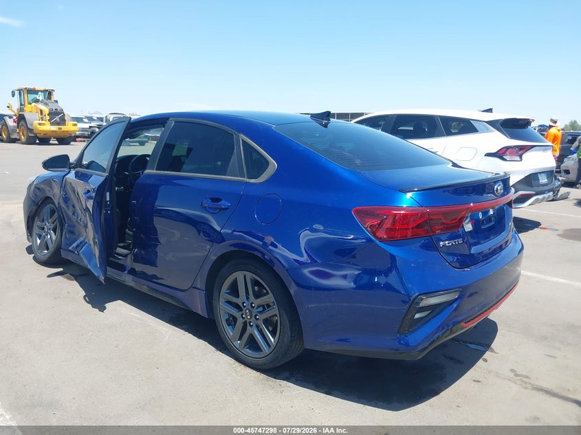 Vin: 3kpf34ad6me285164, lot: 46246002, kia forte gt-line 20213