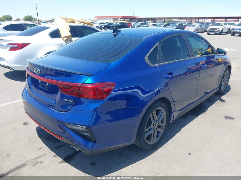 Vin: 3kpf34ad6me285164, lot: 46246002, kia forte gt-line 20214