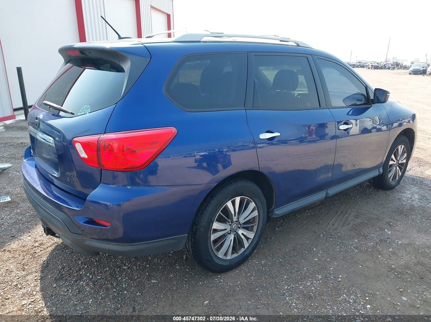 Vin: 5n1dr2mm9jc671100, lot: 46246006, nissan pathfinder sv 20184