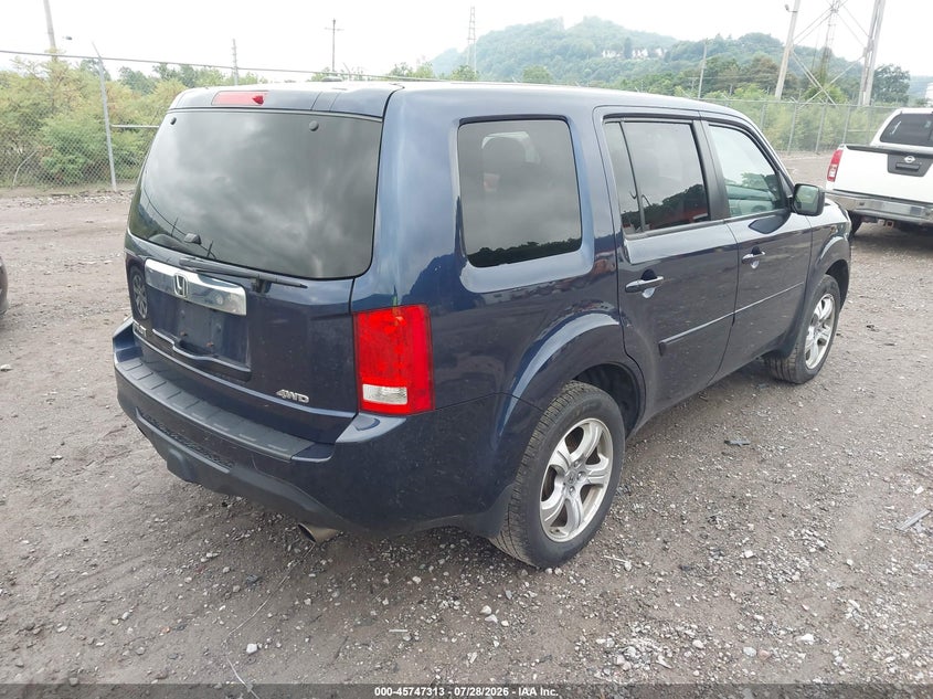 Vin: 5fnyf4h58eb042207, lot: 46246017, honda pilot ex-l 20144