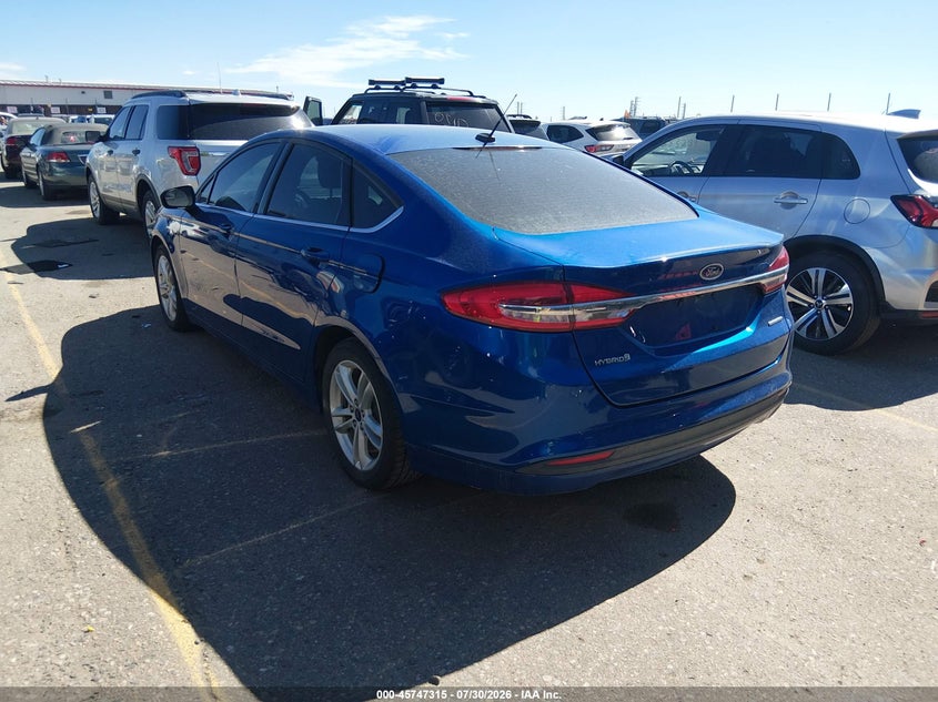 Vin: 3fa6p0uu3jr176342, lot: 46246018, ford fusion hybrid s 20183