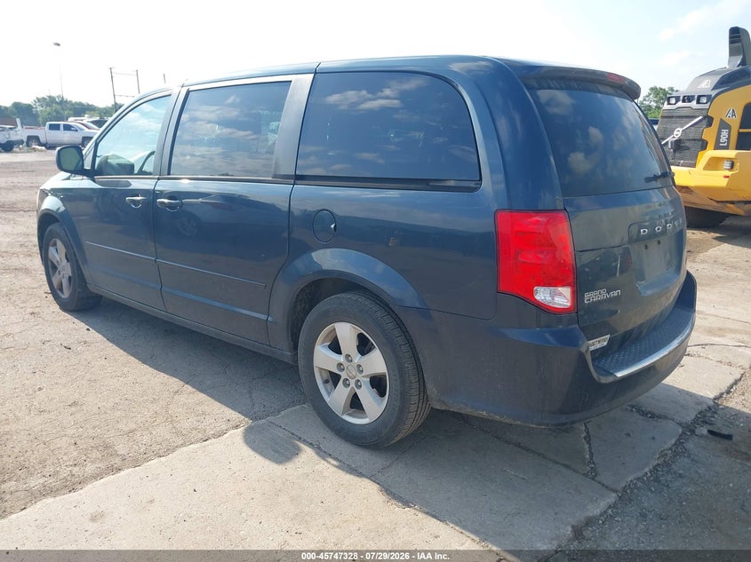 Vin: 2c4rdgbg0dr763579, lot: 46246032, dodge grand caravan se 20133