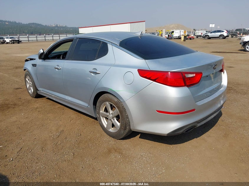 Vin: 5xxgm4a77fg506762, lot: 46246044, kia optima lx 20153