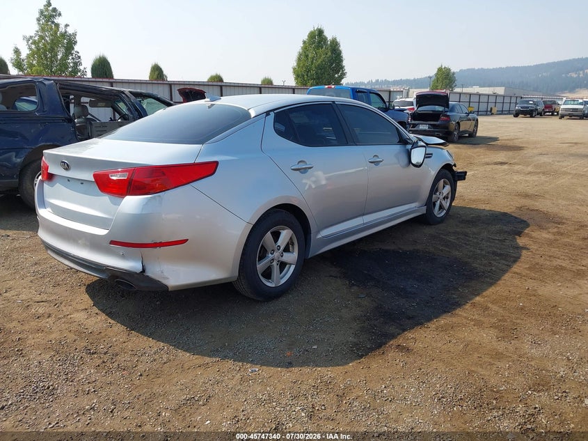 Vin: 5xxgm4a77fg506762, lot: 46246044, kia optima lx 20154
