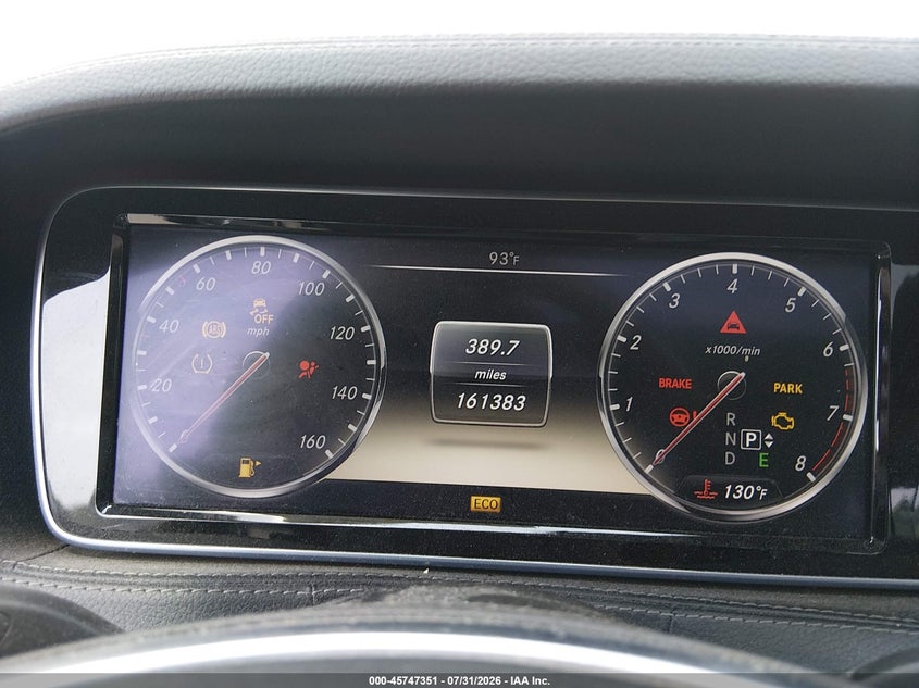 2014 MERCEDES-BENZ S 550 auction photo 7