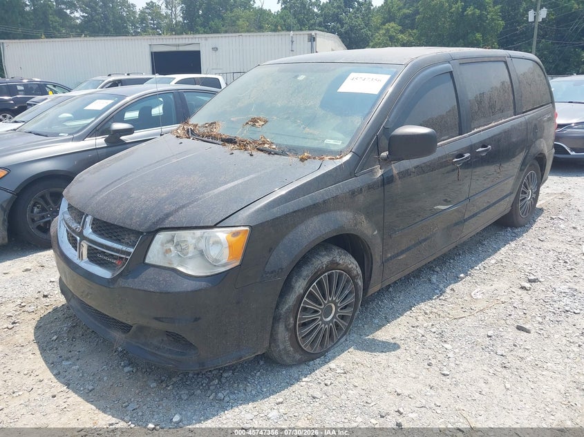 Vin: 2c4rdgbg9gr345266, lot: 46246060, dodge grand caravan se 20162