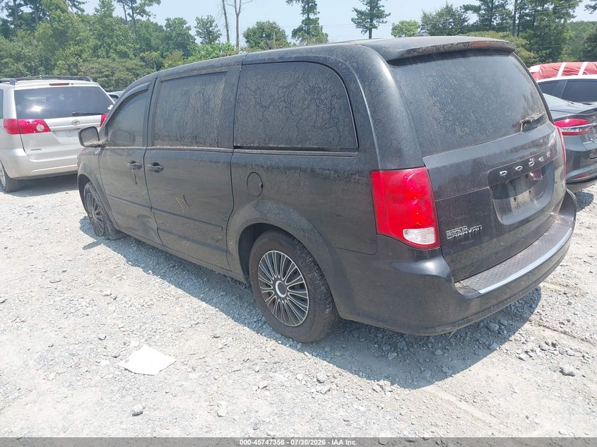 Vin: 2c4rdgbg9gr345266, lot: 46246060, dodge grand caravan se 20163