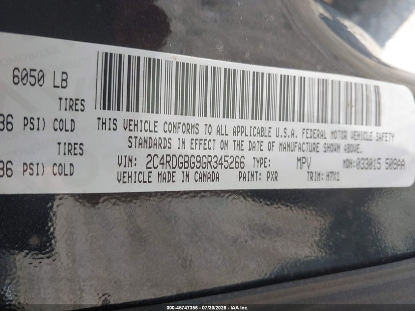 Фото 9 - DODGE GRAND CARAVAN