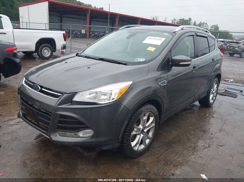 Vin: 1fmcu9jx7fub45230, lot: 46246063, ford escape titanium 20152