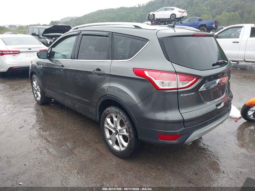 Vin: 1fmcu9jx7fub45230, lot: 46246063, ford escape titanium 20153