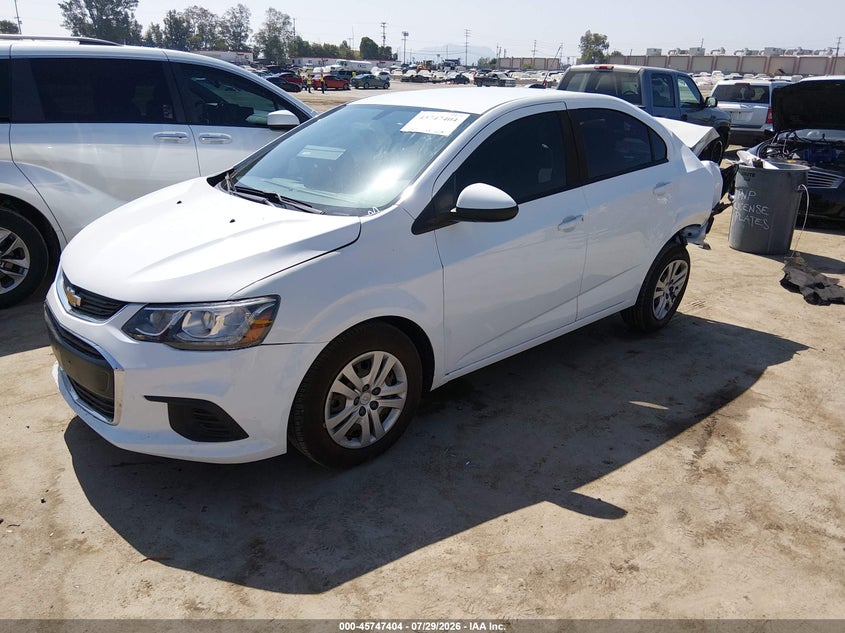 Vin: 1g1jb5sb5l4101115, lot: 46246108, chevrolet sonic fwd  ls 20202