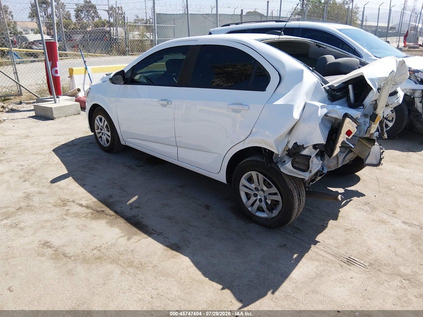 Vin: 1g1jb5sb5l4101115, lot: 46246108, chevrolet sonic fwd  ls 20203