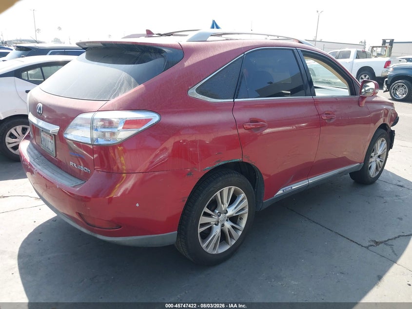 Vin: jtjbc1baxa2020898, lot: 46246126, lexus rx 450h 20104