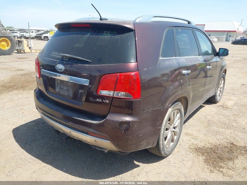 Vin: 5xykw4a23bg162068, lot: 46246152, kia sorento sx v6 20114