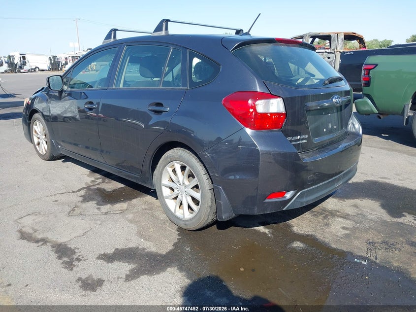 Vin: jf1gpac61dh204190, lot: 46246156, subaru impreza 2.0i premium 20133