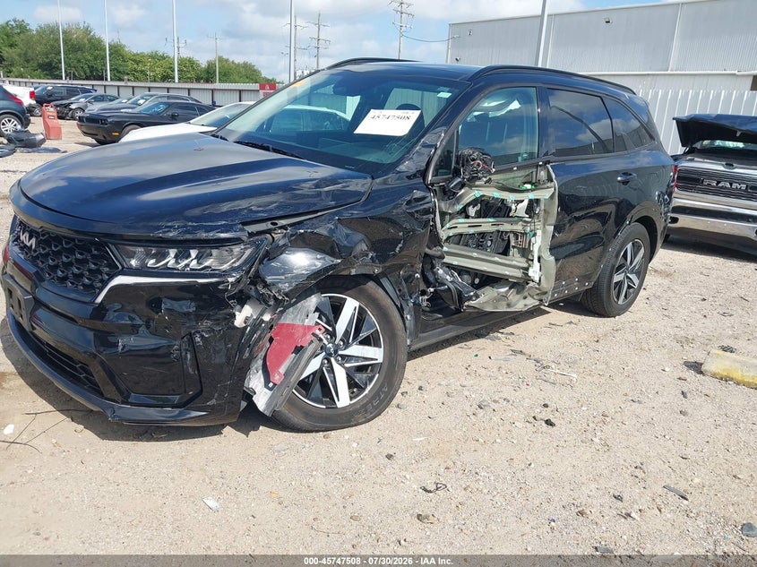 Vin: 5xyrl4lc9pg174410, lot: 46246212, kia sorento s 20232