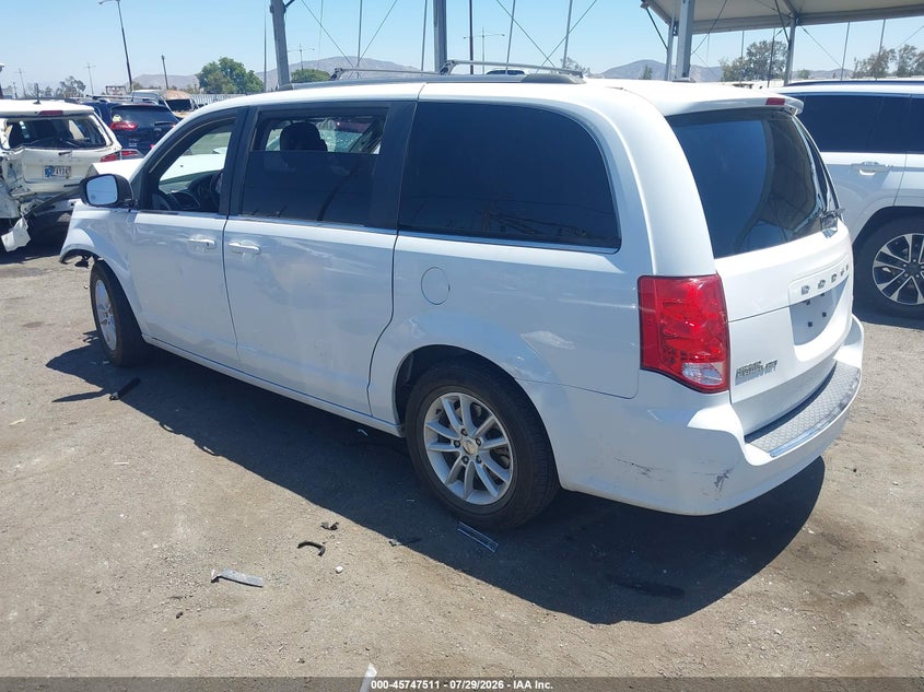 Vin: 2c4rdgcgxkr611496, lot: 46246215, dodge grand caravan sxt 20193