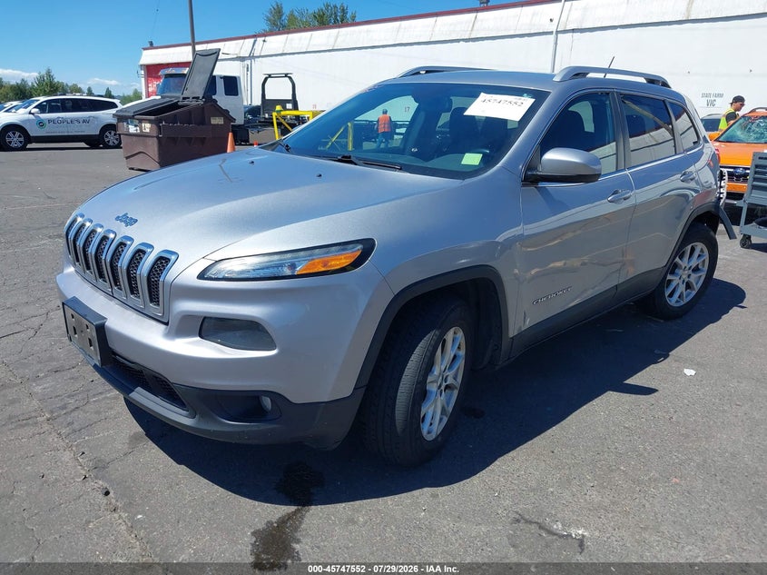 2014 Jeep Cherokee, Левый зад, IAAI, VIN 1C4PJMCS3EW127989 — фото 2