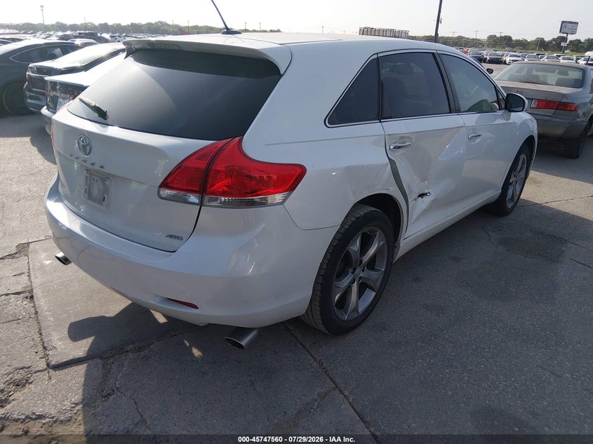 Vin: 4t3bk3bb7bu054445, lot: 46246264, toyota venza base v6 20114