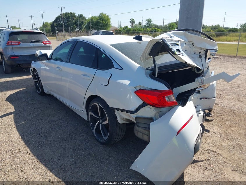 Vin: 1hgcv1f37na095066, lot: 46246287, honda accord sport 20223