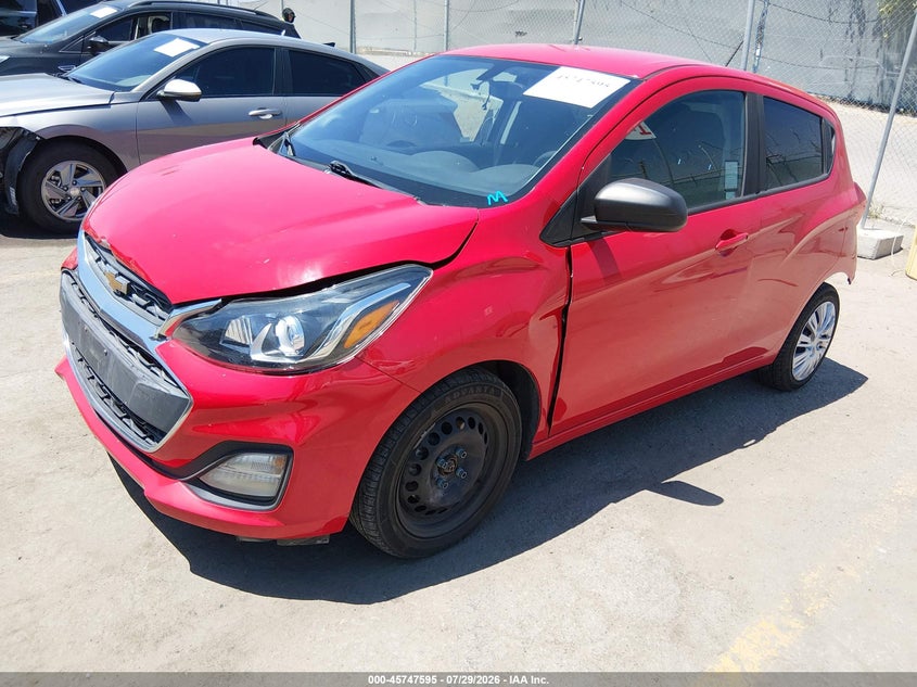 Vin: kl8cb6sa7mc700126, lot: 46246299, chevrolet spark fwd ls automatic 20212