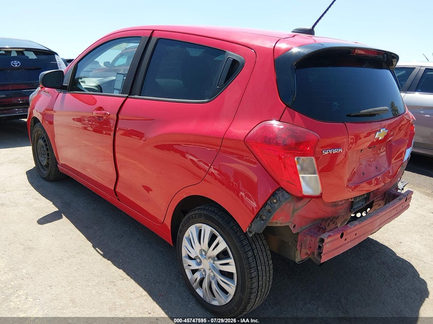 Vin: kl8cb6sa7mc700126, lot: 46246299, chevrolet spark fwd ls automatic 20213
