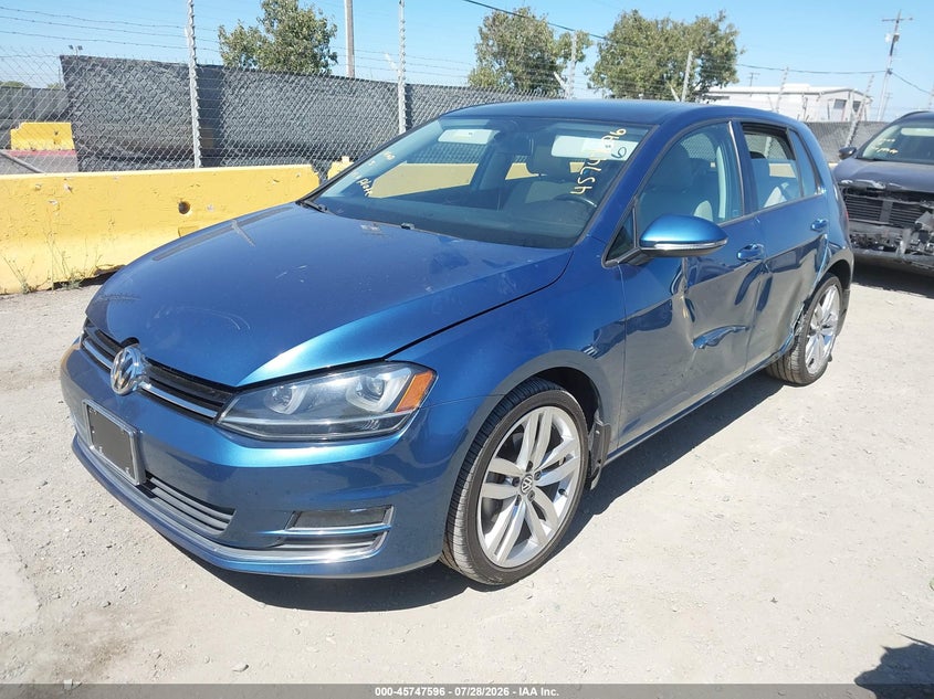 2015 Volkswagen Golf, Звичайний знос, IAAI, VIN 3VWRA7AU0FM082748 — фото 2