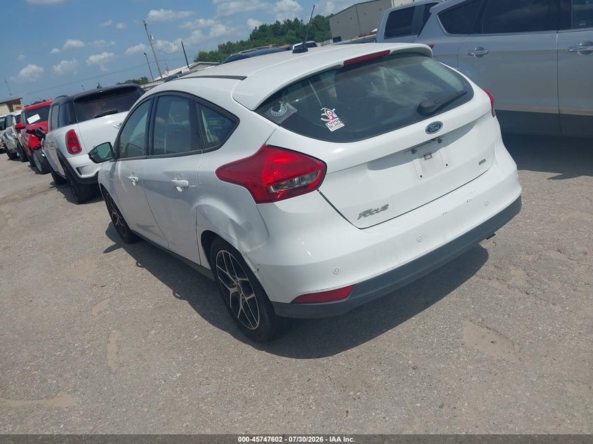 Vin: 1fadp3m24jl242483, lot: 46246306, ford focus sel 20183