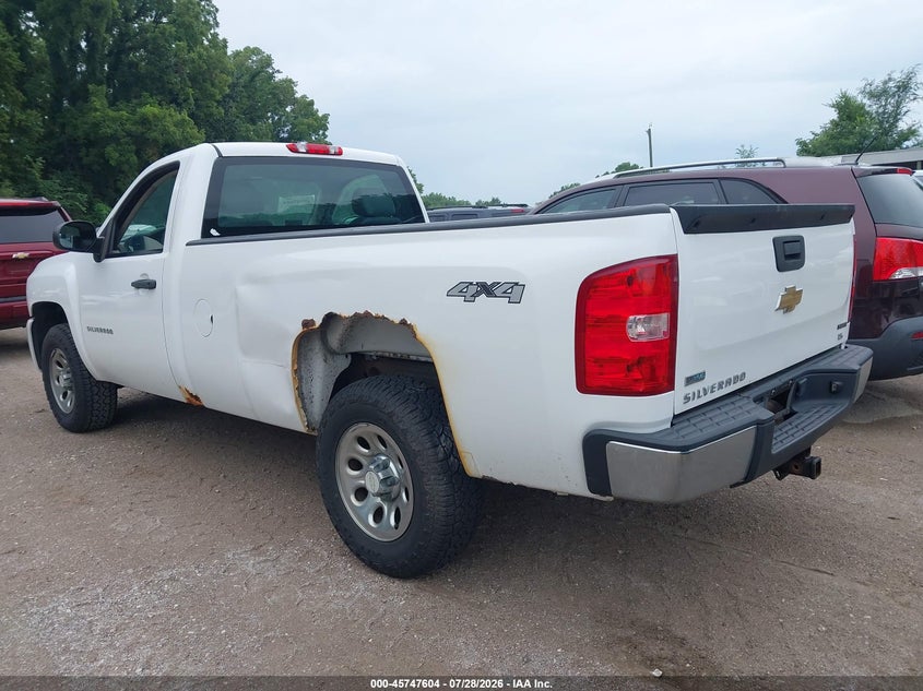 Vin: 1gcnkpe07bz333733, lot: 46246308, chevrolet silverado 1500 work truck 20113