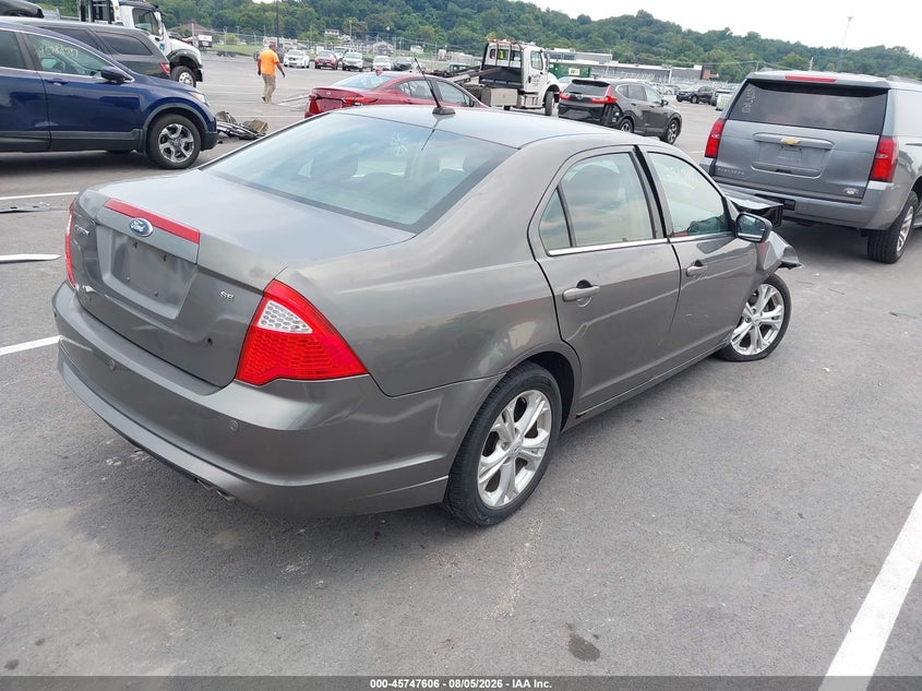 Vin: 3fahp0ha7cr214165, lot: 46246310, ford fusion se 20124