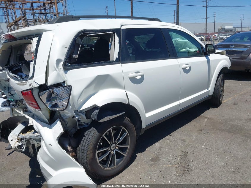 Vin: 3c4pdcab5jt519599, lot: 46246327, dodge journey se 20184