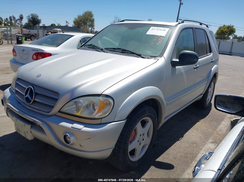 2002 Mercedes-Benz Ml 55 Amg, Звичайний знос, IAAI, VIN 4JGAB74E02A290262 — фото 2