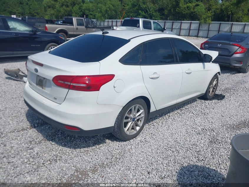 Vin: 1fadp3f27hl274397, lot: 46246375, ford focus se 20174