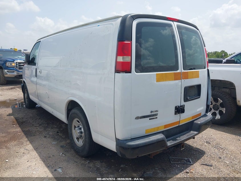 Vin: 1gcwgfcb1d1902548, lot: 46246378, chevrolet express 2500 work van 20133
