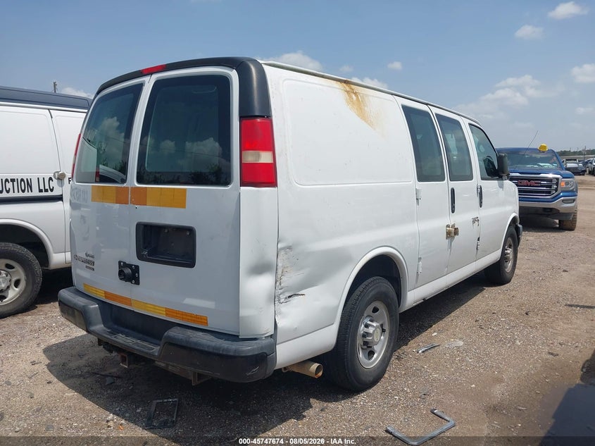 Vin: 1gcwgfcb1d1902548, lot: 46246378, chevrolet express 2500 work van 20134