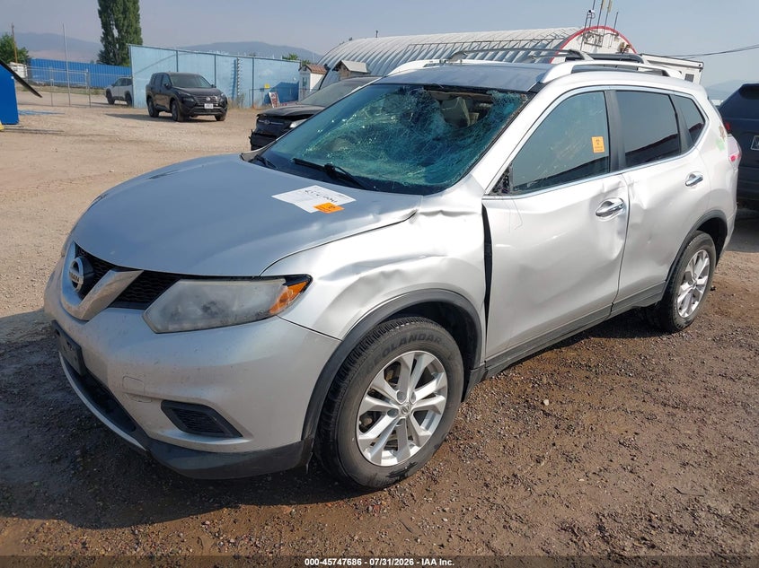 Vin: knmat2mv5fp552607, lot: 46246389, nissan rogue sv 20152
